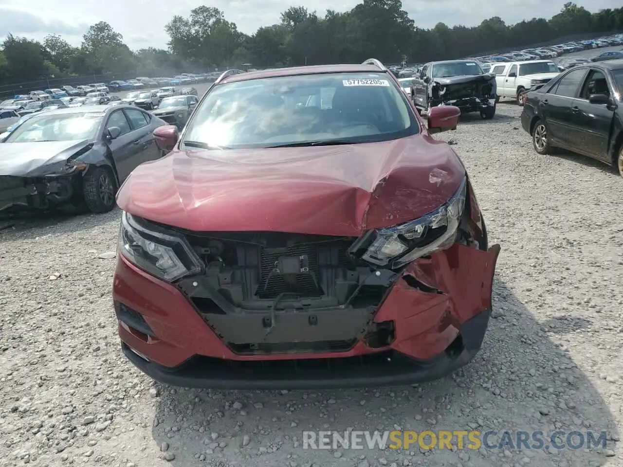 5 Photograph of a damaged car JN1BJ1CVXLW274345 NISSAN ROGUE 2020
