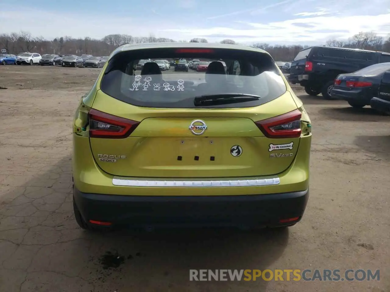 6 Photograph of a damaged car JN1BJ1CW0LW366315 NISSAN ROGUE 2020