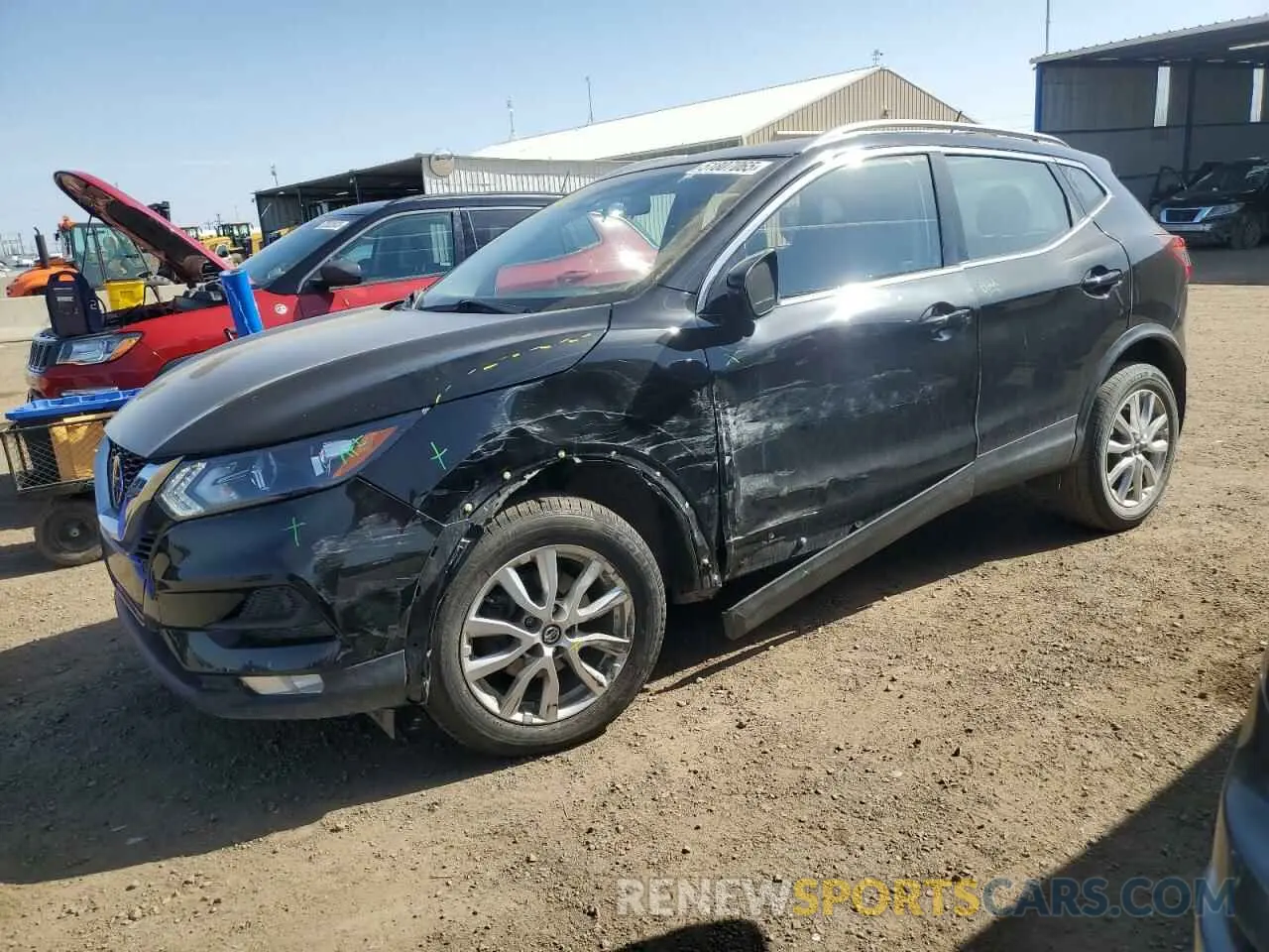 1 Photograph of a damaged car JN1BJ1CW0LW378593 NISSAN ROGUE 2020