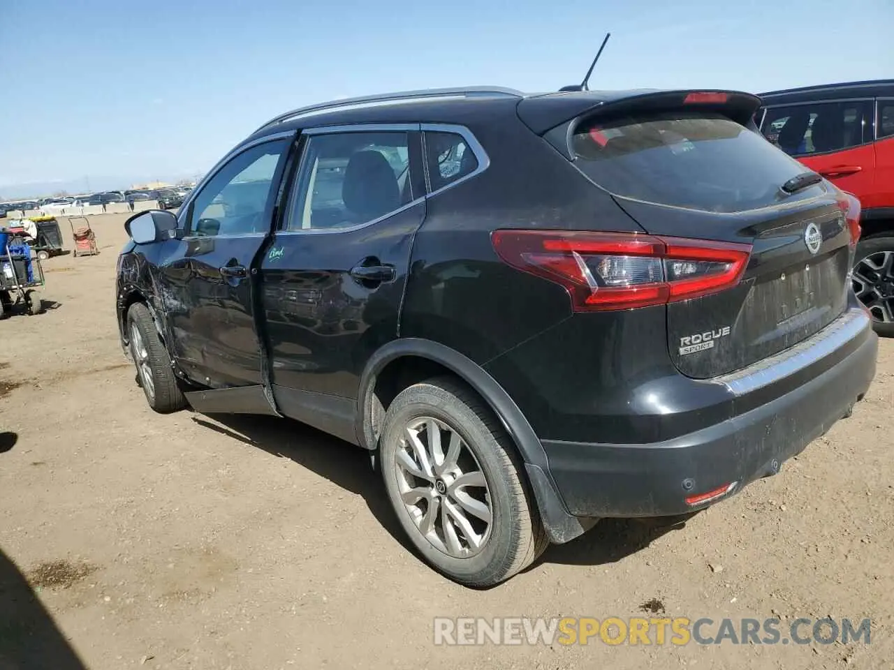 2 Photograph of a damaged car JN1BJ1CW0LW378593 NISSAN ROGUE 2020