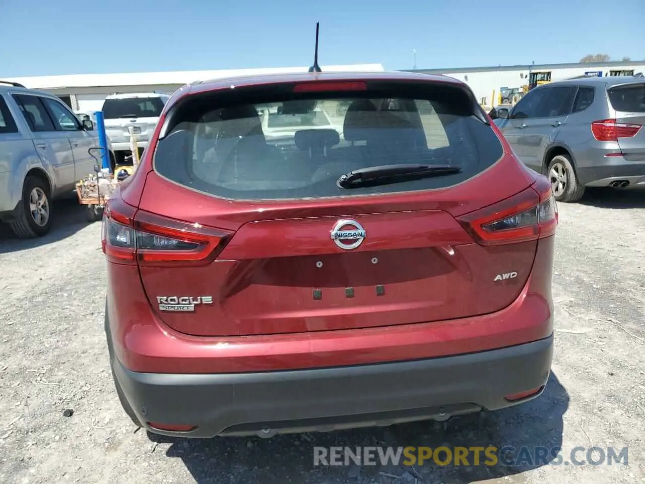 6 Photograph of a damaged car JN1BJ1CW0LW389691 NISSAN ROGUE 2020