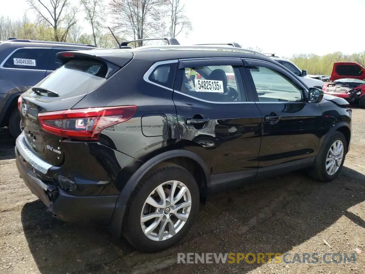 3 Photograph of a damaged car JN1BJ1CW0LW391411 NISSAN ROGUE 2020