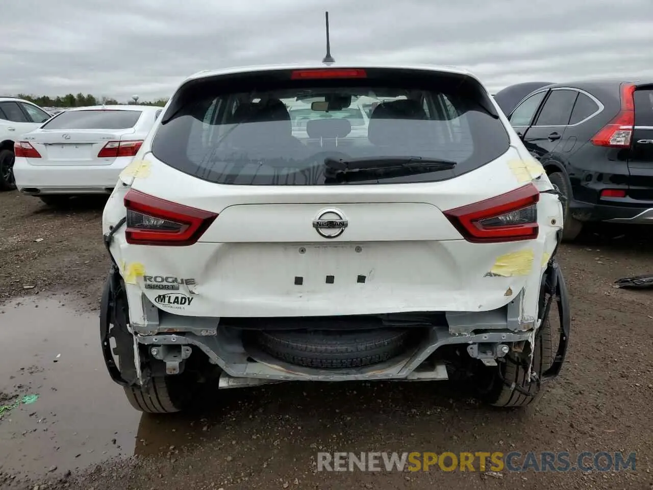6 Photograph of a damaged car JN1BJ1CW1LW363987 NISSAN ROGUE 2020