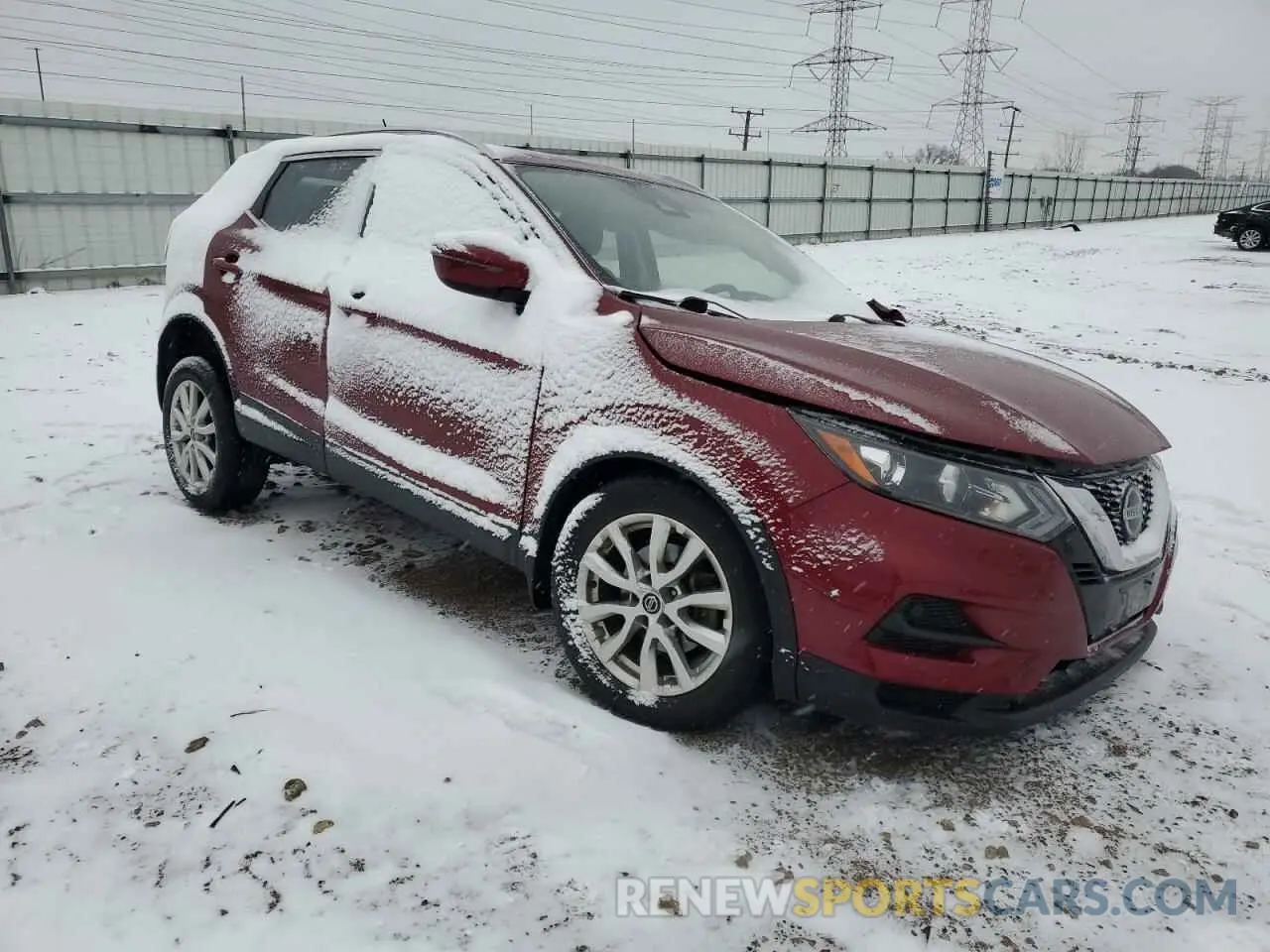 4 Photograph of a damaged car JN1BJ1CW1LW365075 NISSAN ROGUE 2020