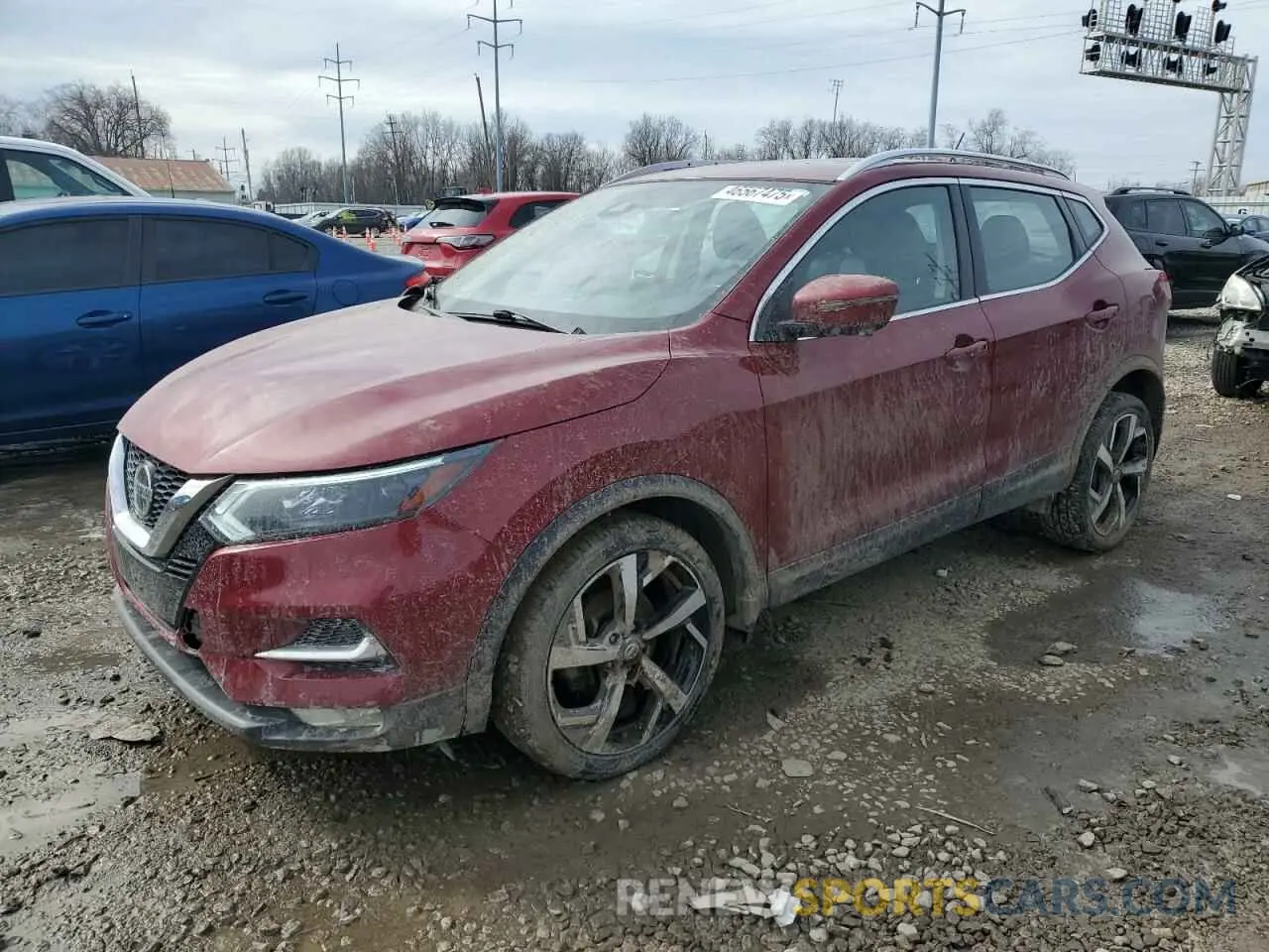 1 Photograph of a damaged car JN1BJ1CW1LW365156 NISSAN ROGUE 2020
