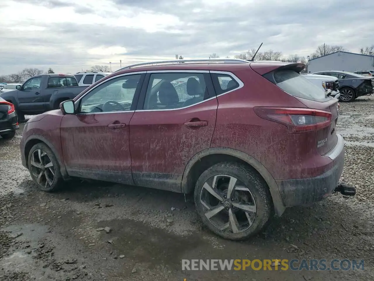 2 Photograph of a damaged car JN1BJ1CW1LW365156 NISSAN ROGUE 2020