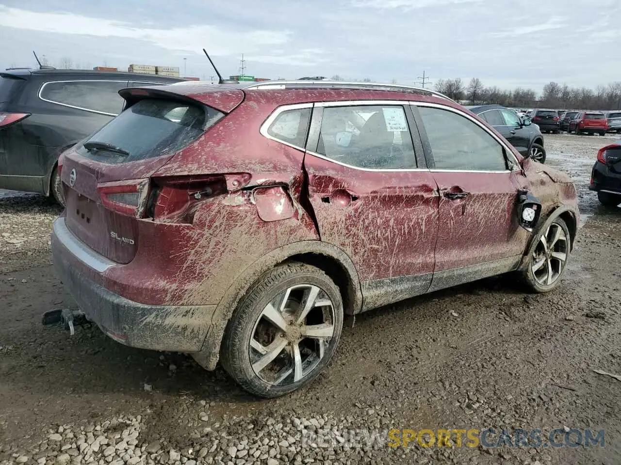 3 Photograph of a damaged car JN1BJ1CW1LW365156 NISSAN ROGUE 2020