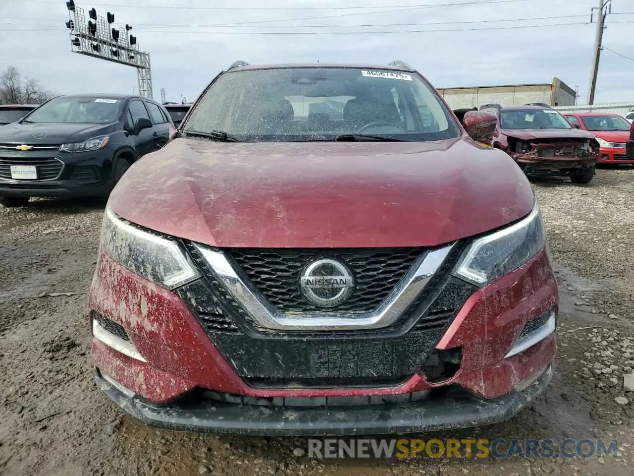 5 Photograph of a damaged car JN1BJ1CW1LW365156 NISSAN ROGUE 2020