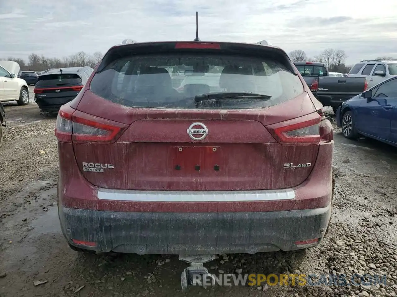 6 Photograph of a damaged car JN1BJ1CW1LW365156 NISSAN ROGUE 2020