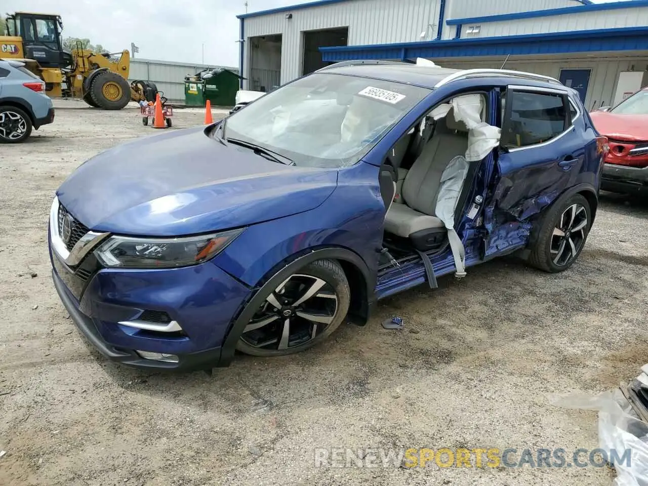 1 Photograph of a damaged car JN1BJ1CW2LW376649 NISSAN ROGUE 2020