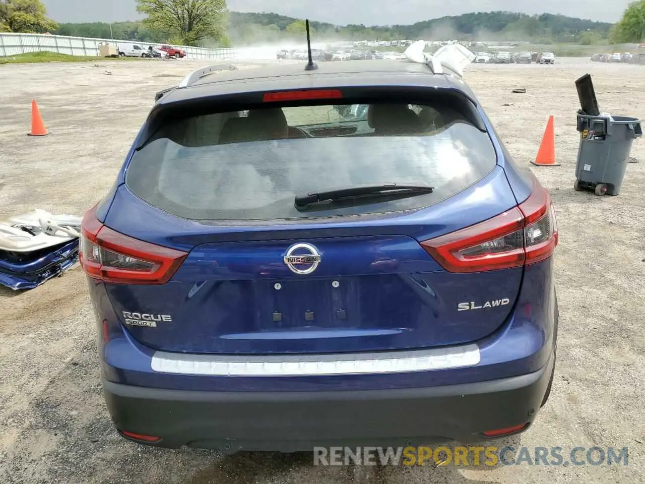 6 Photograph of a damaged car JN1BJ1CW2LW376649 NISSAN ROGUE 2020