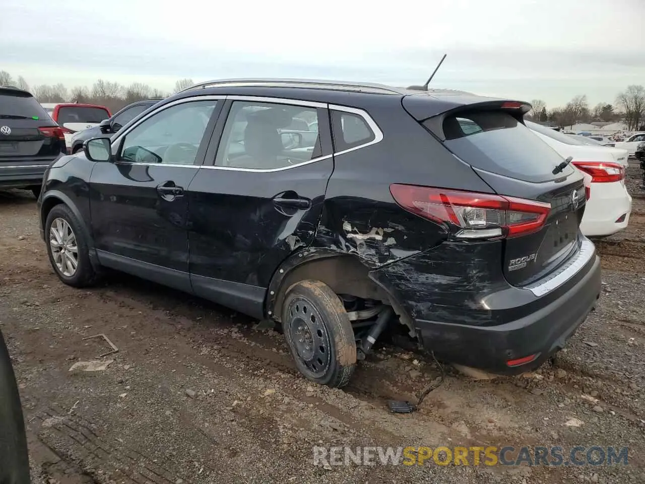2 Photograph of a damaged car JN1BJ1CW2LW642820 NISSAN ROGUE 2020