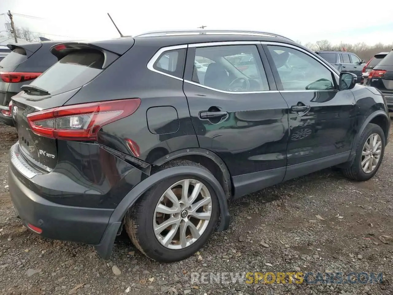 3 Photograph of a damaged car JN1BJ1CW2LW642820 NISSAN ROGUE 2020