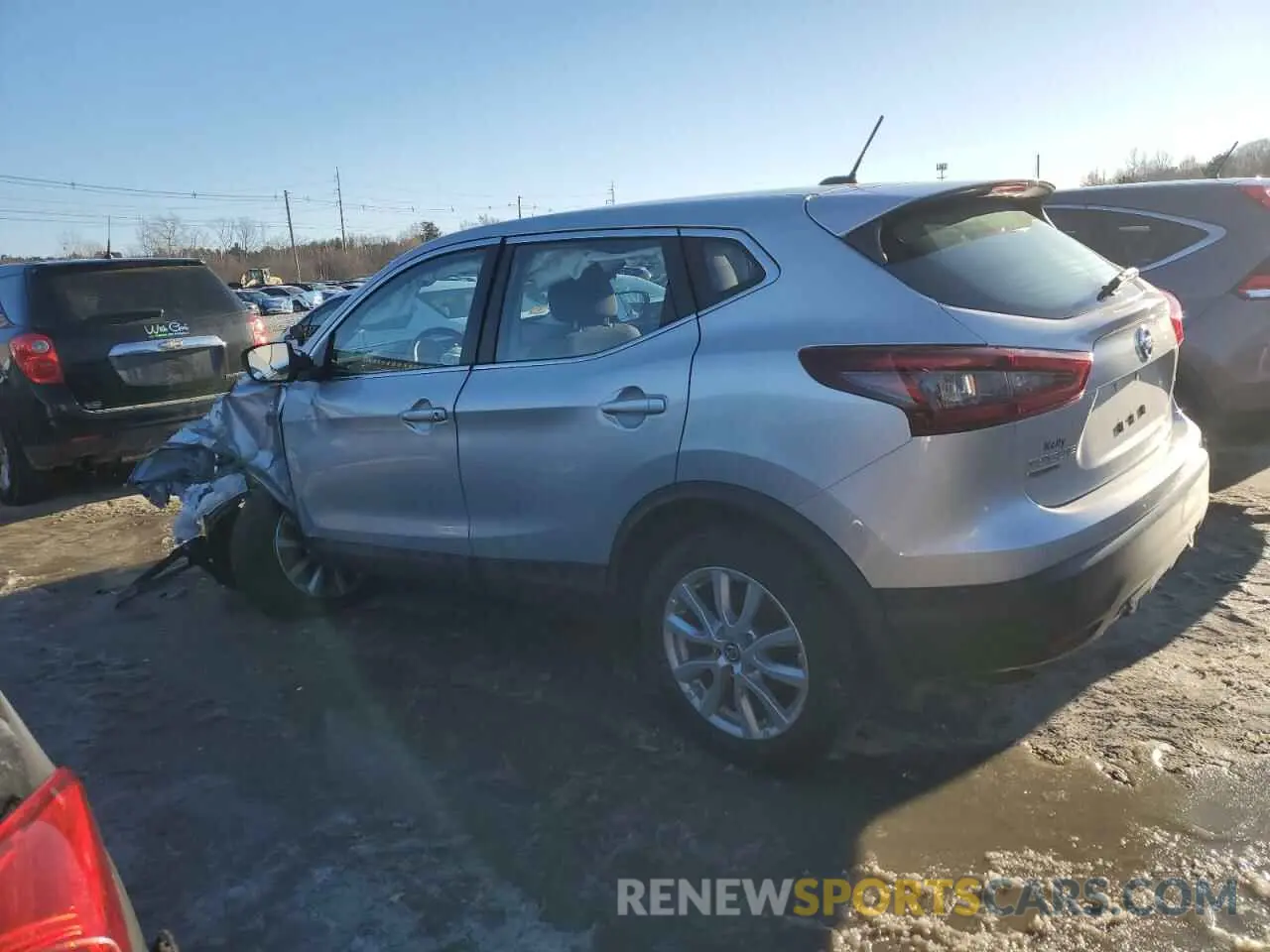 2 Photograph of a damaged car JN1BJ1CW2LW648035 NISSAN ROGUE 2020