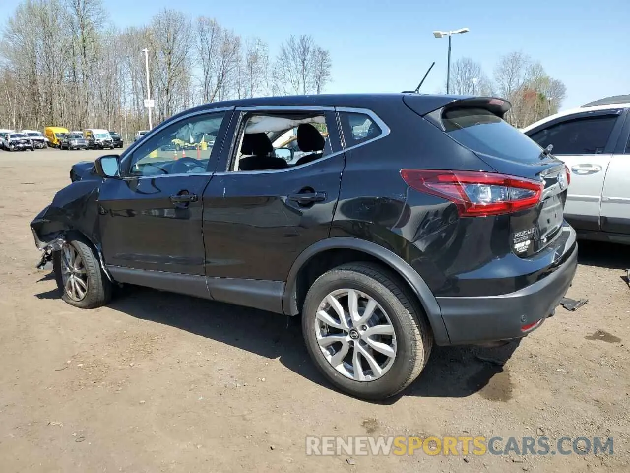 2 Photograph of a damaged car JN1BJ1CW3LW389023 NISSAN ROGUE 2020