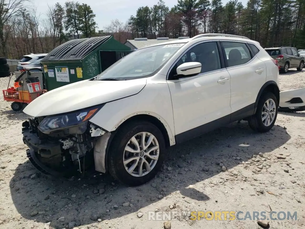 1 Photograph of a damaged car JN1BJ1CW3LW647458 NISSAN ROGUE 2020