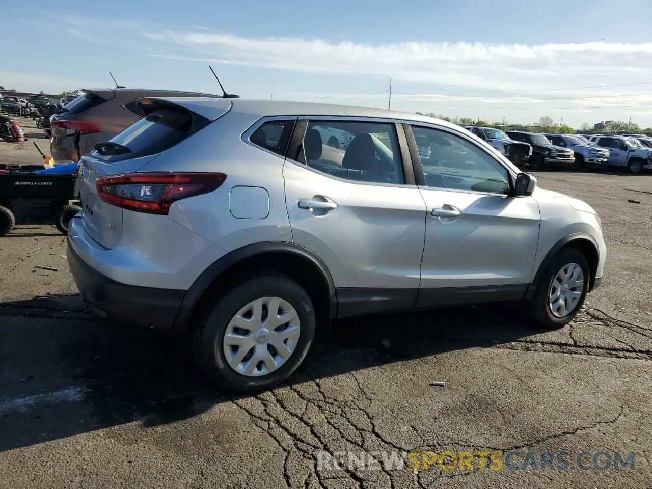 3 Photograph of a damaged car JN1BJ1CW4LW370691 NISSAN ROGUE 2020
