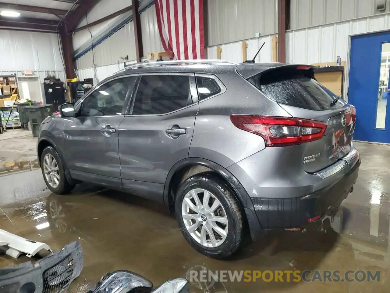 2 Photograph of a damaged car JN1BJ1CW4LW373980 NISSAN ROGUE 2020