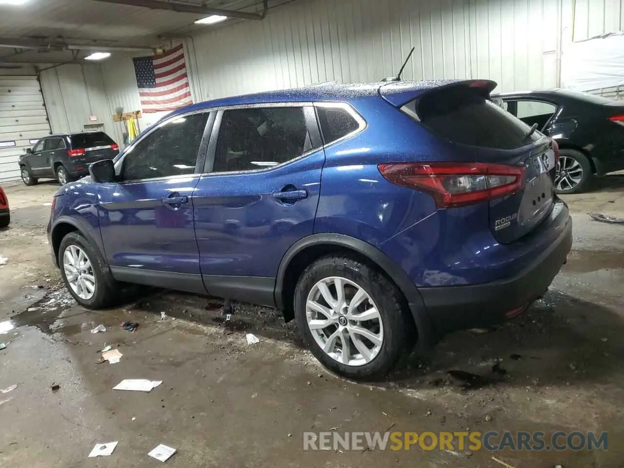 2 Photograph of a damaged car JN1BJ1CW4LW383067 NISSAN ROGUE 2020