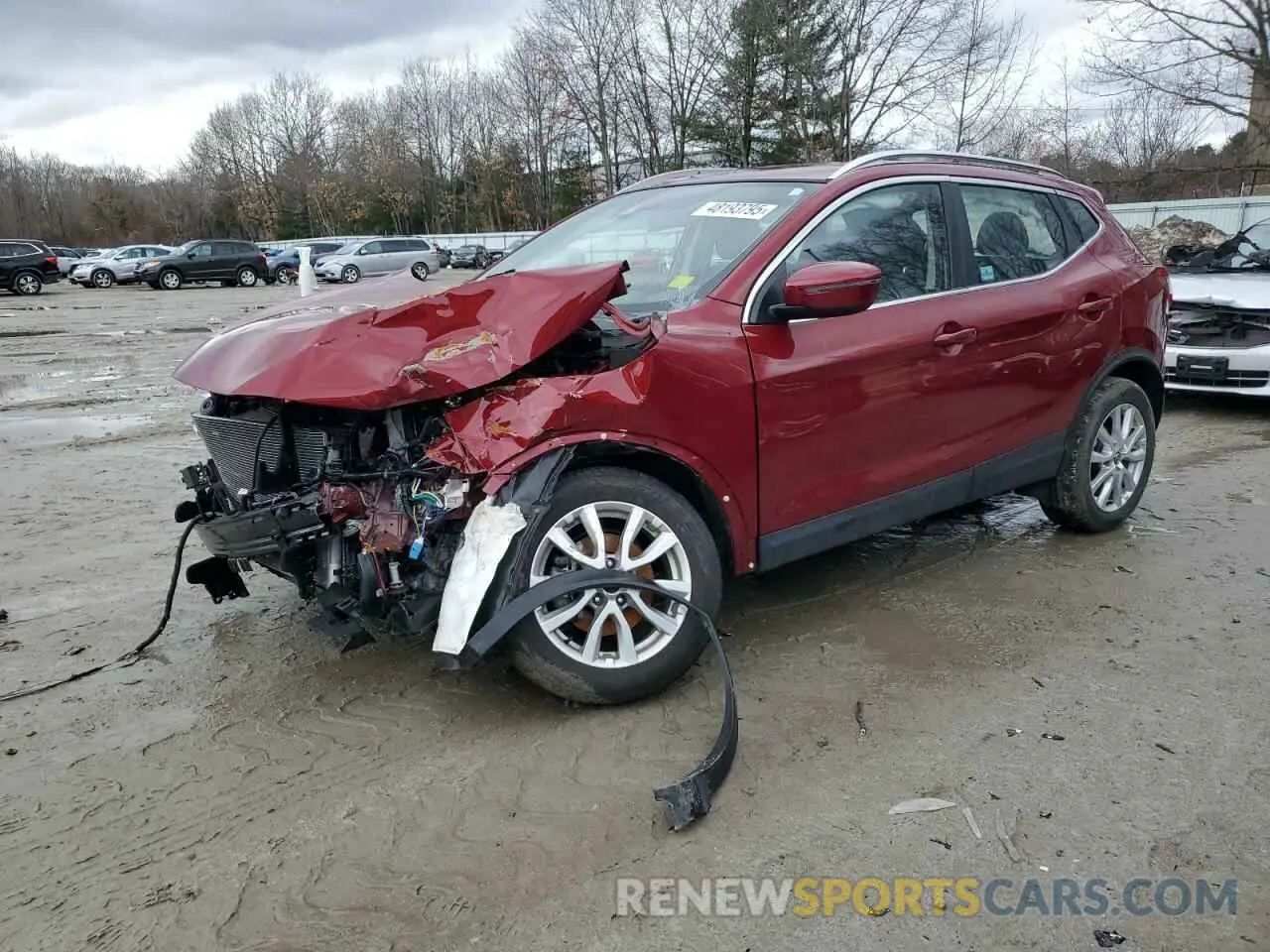 1 Photograph of a damaged car JN1BJ1CW4LW388821 NISSAN ROGUE 2020