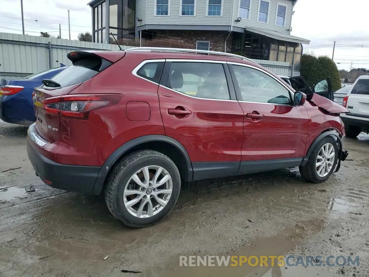 3 Photograph of a damaged car JN1BJ1CW4LW388821 NISSAN ROGUE 2020