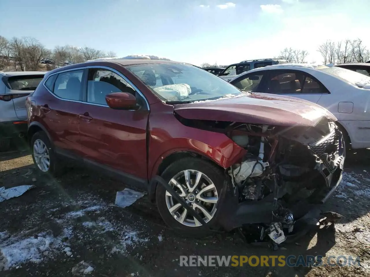 4 Photograph of a damaged car JN1BJ1CW4LW390200 NISSAN ROGUE 2020