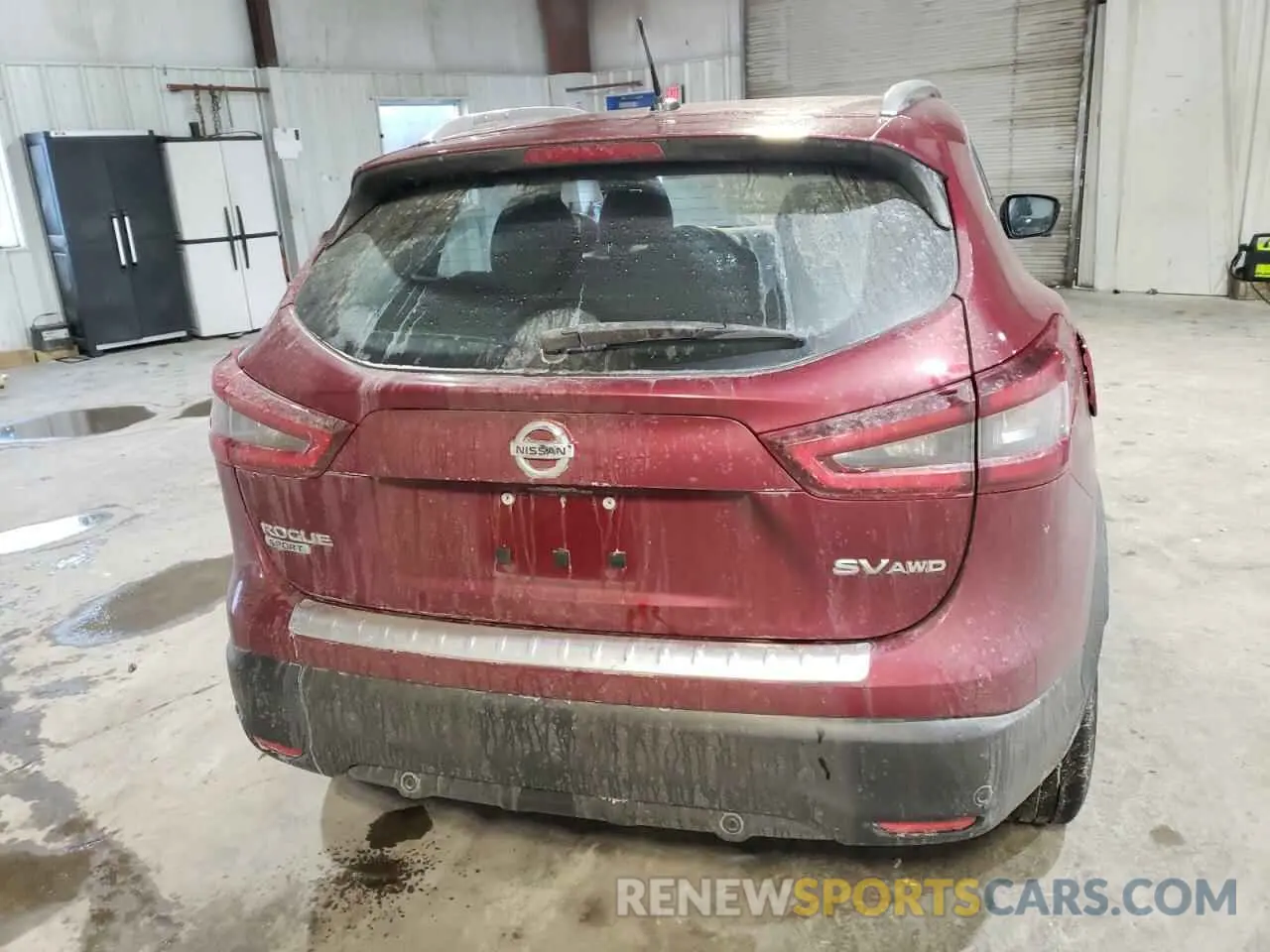 6 Photograph of a damaged car JN1BJ1CW5LW377360 NISSAN ROGUE 2020