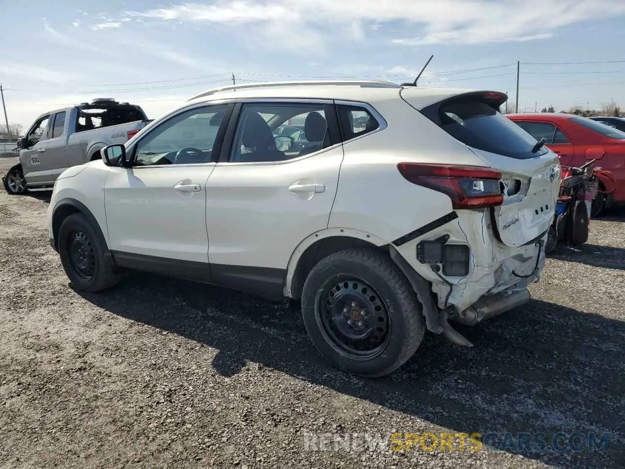 2 Photograph of a damaged car JN1BJ1CW5LW391646 NISSAN ROGUE 2020