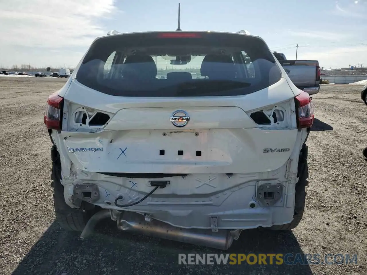 6 Photograph of a damaged car JN1BJ1CW5LW391646 NISSAN ROGUE 2020