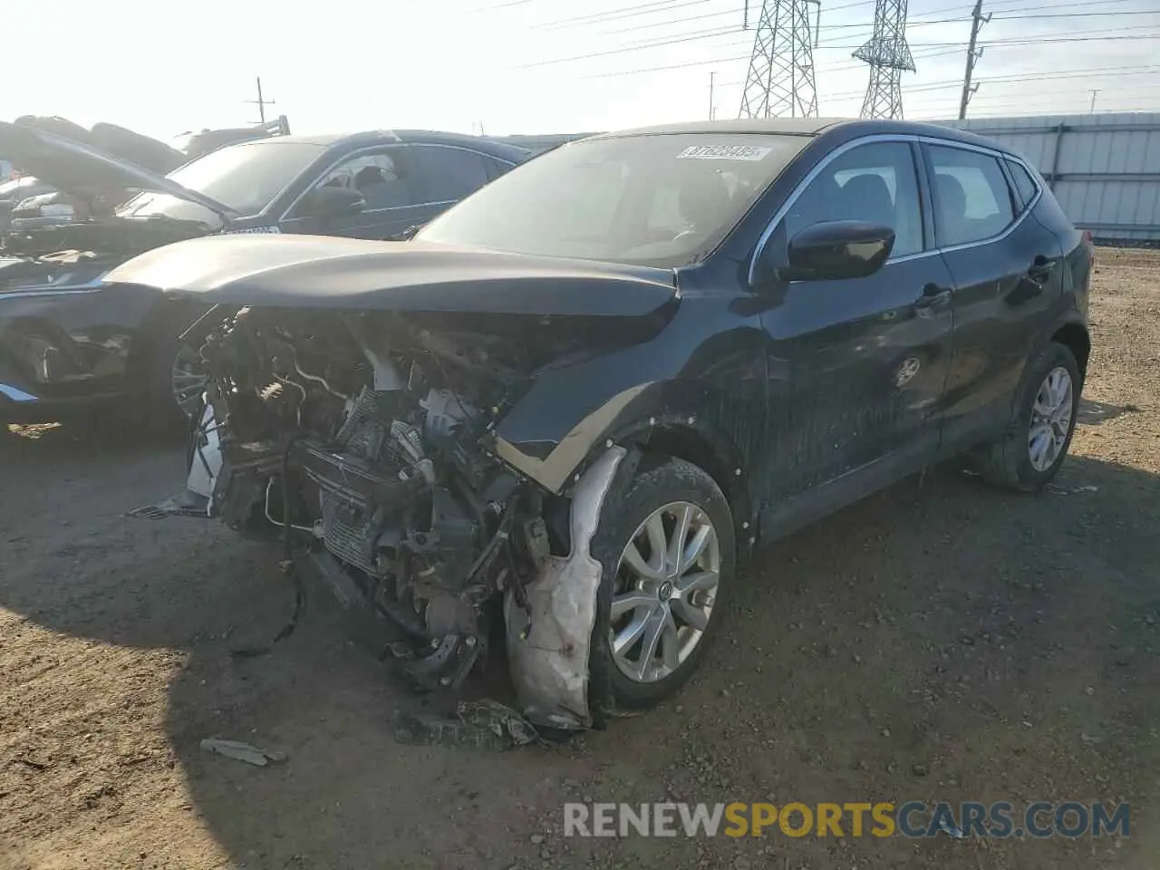 1 Photograph of a damaged car JN1BJ1CW5LW644190 NISSAN ROGUE 2020