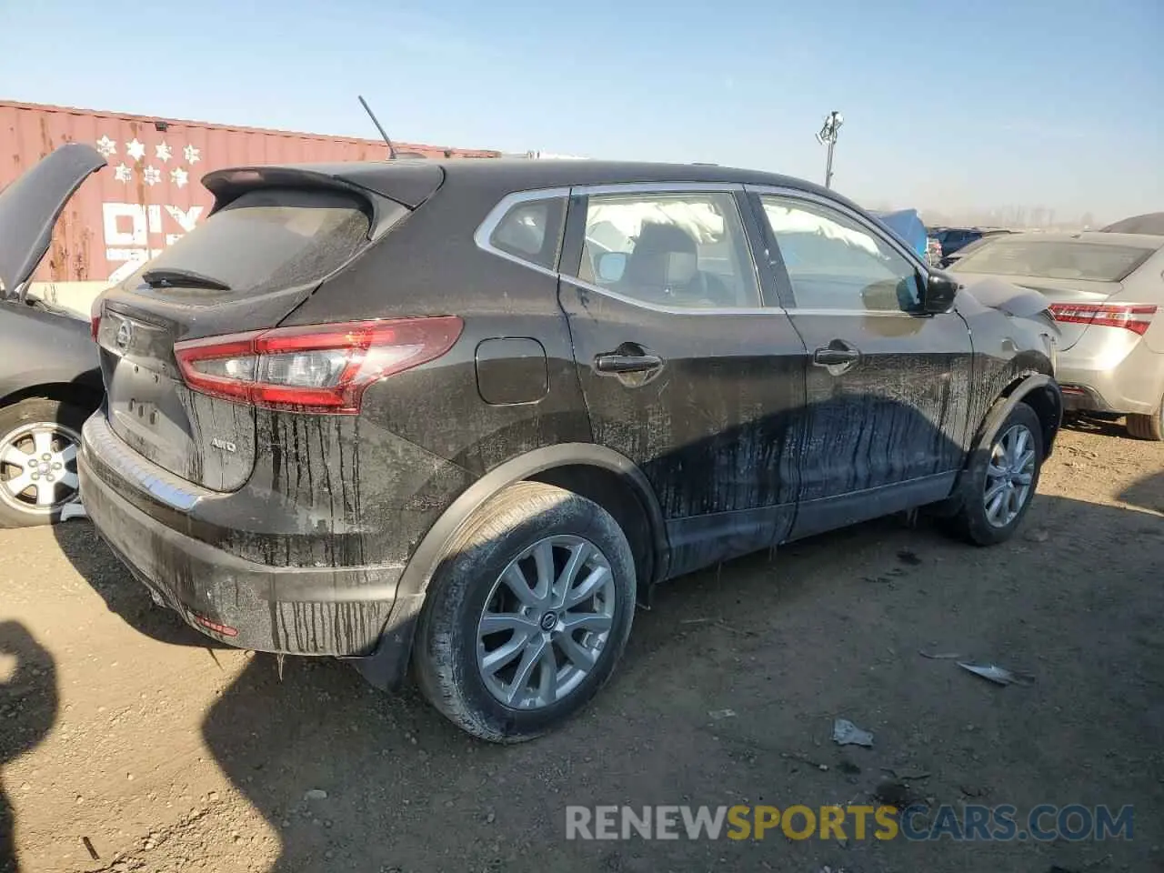 3 Photograph of a damaged car JN1BJ1CW5LW644190 NISSAN ROGUE 2020