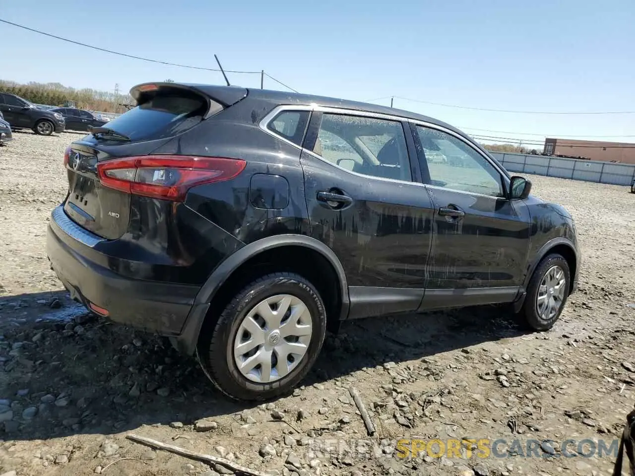 3 Photograph of a damaged car JN1BJ1CW6LW370398 NISSAN ROGUE 2020