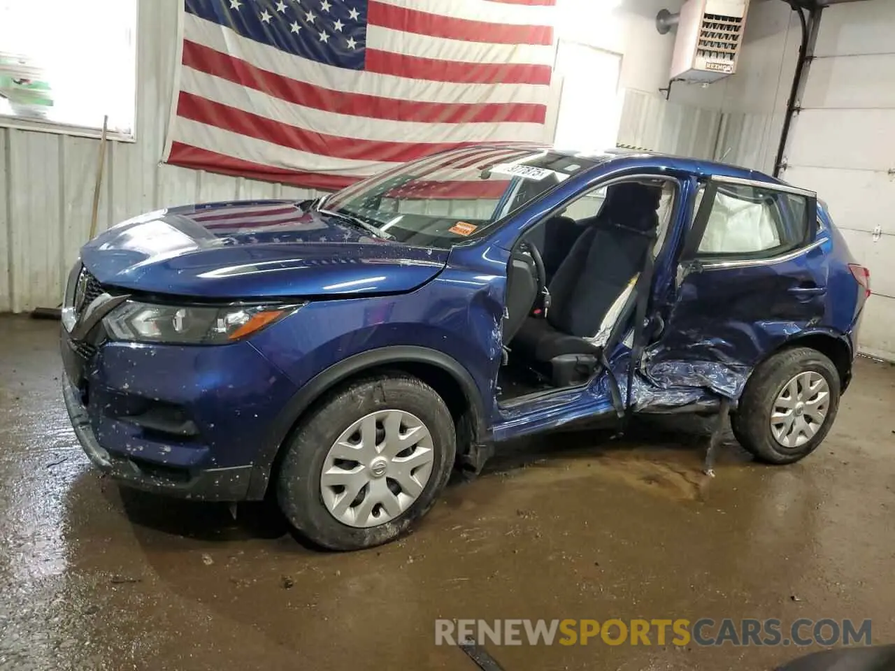 1 Photograph of a damaged car JN1BJ1CW6LW371163 NISSAN ROGUE 2020