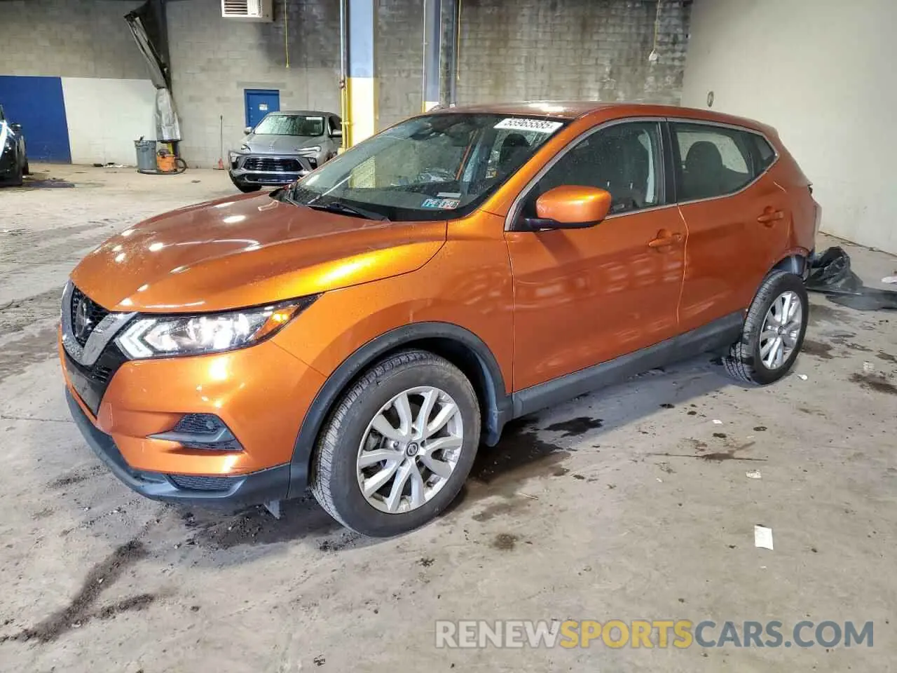 1 Photograph of a damaged car JN1BJ1CW6LW377450 NISSAN ROGUE 2020