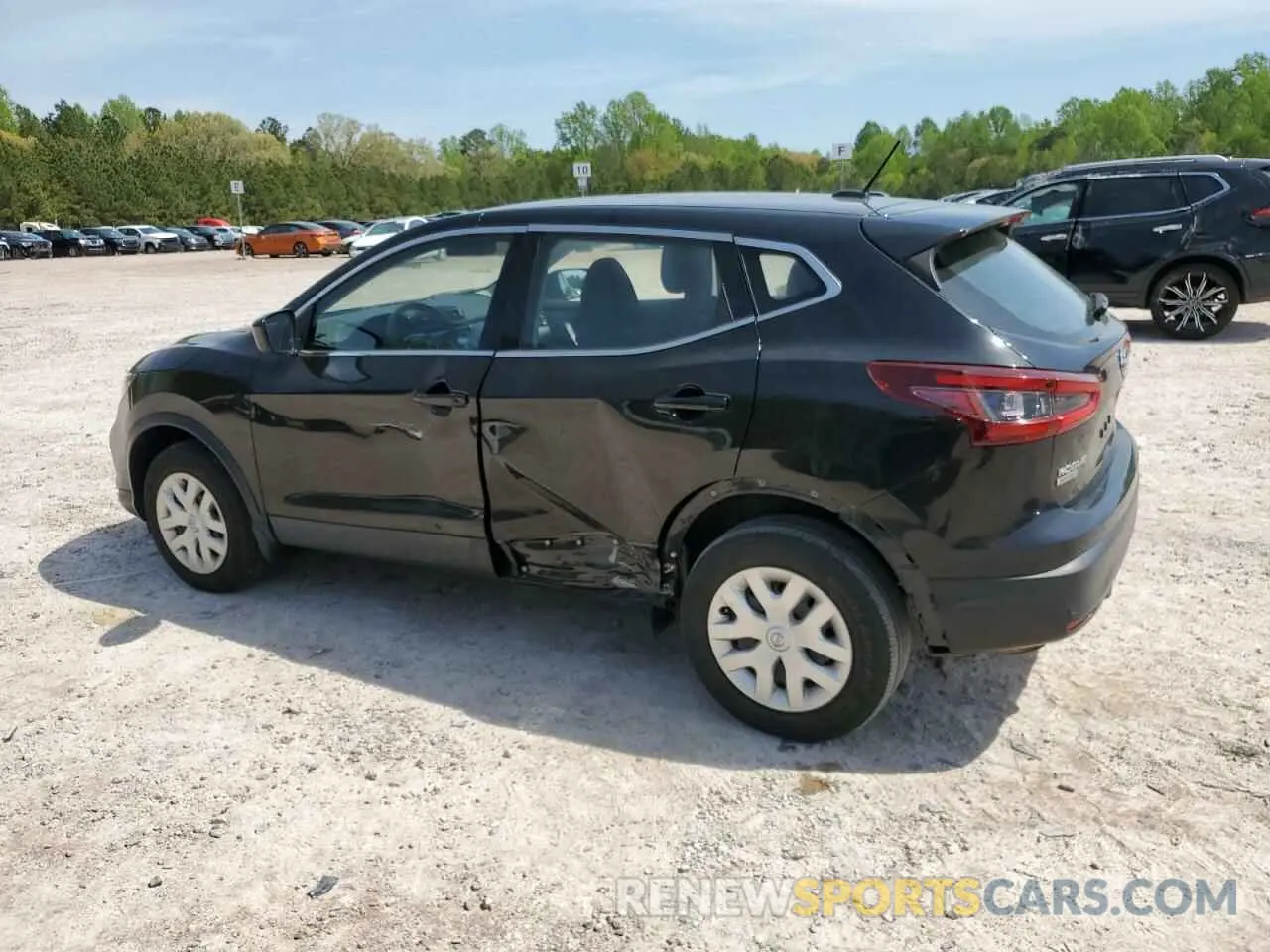 2 Photograph of a damaged car JN1BJ1CW6LW392594 NISSAN ROGUE 2020