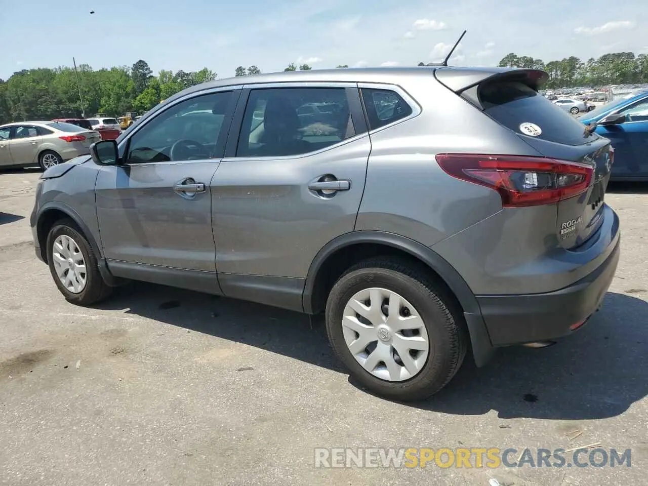 2 Photograph of a damaged car JN1BJ1CW6LW646367 NISSAN ROGUE 2020