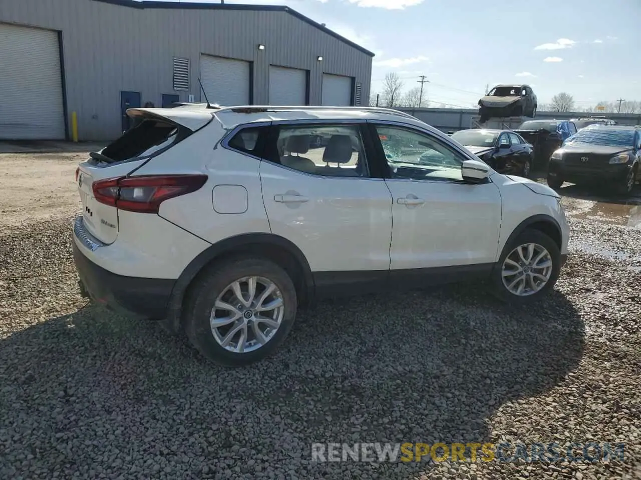 3 Photograph of a damaged car JN1BJ1CW6LW648457 NISSAN ROGUE 2020
