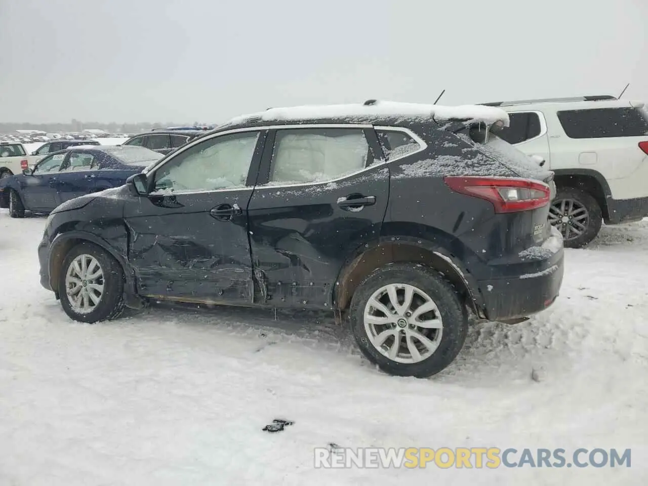 2 Photograph of a damaged car JN1BJ1CW7LW361791 NISSAN ROGUE 2020