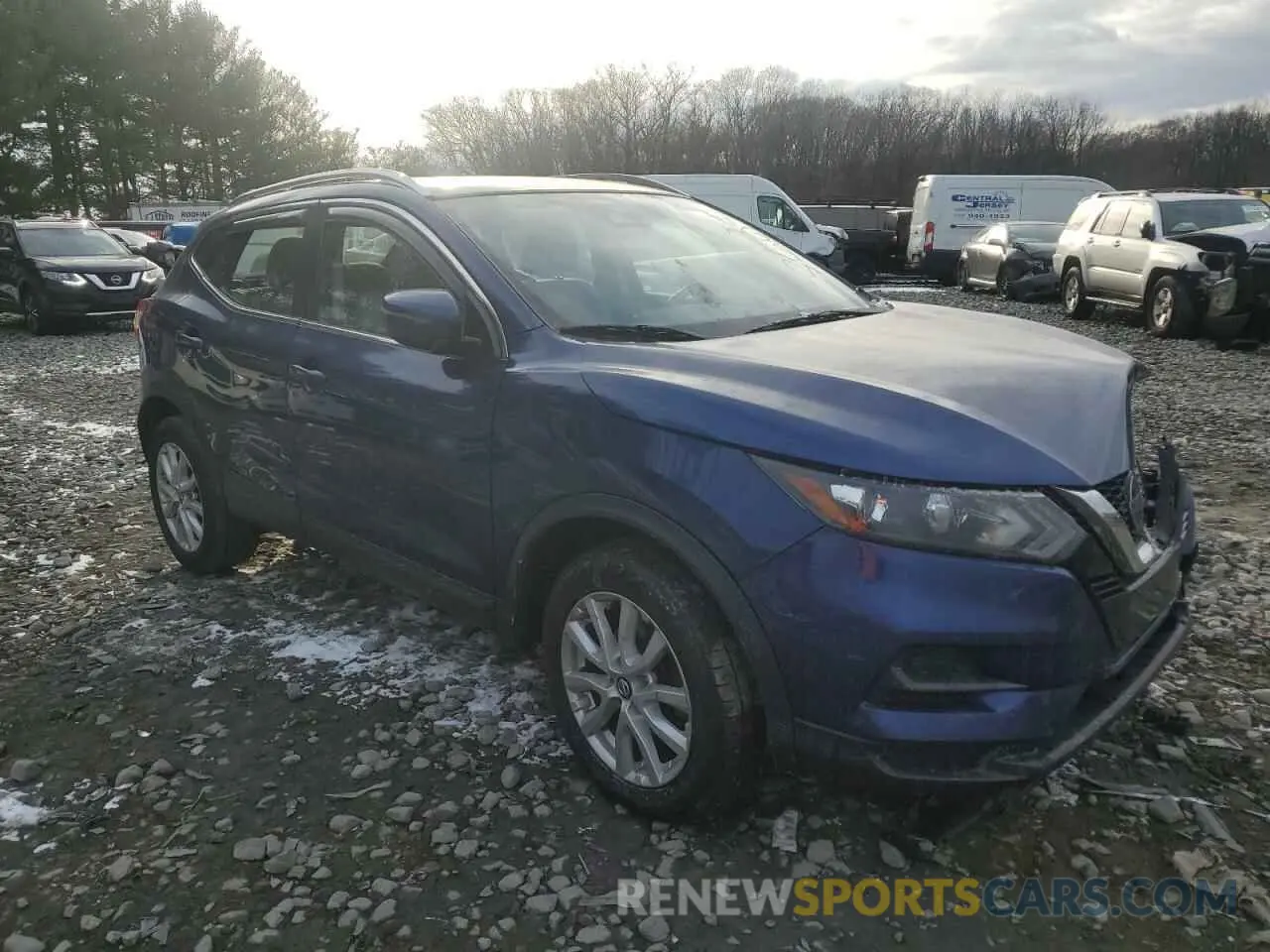 4 Photograph of a damaged car JN1BJ1CW7LW378395 NISSAN ROGUE 2020