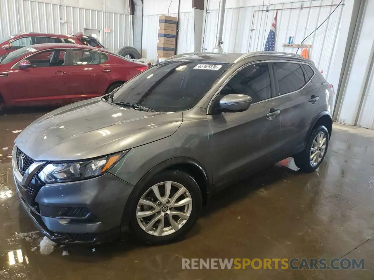 1 Photograph of a damaged car JN1BJ1CW7LW393835 NISSAN ROGUE 2020