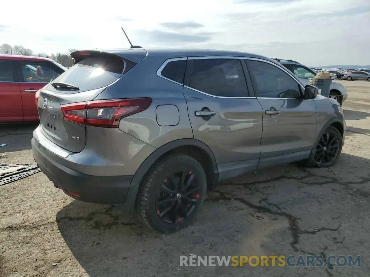 3 Photograph of a damaged car JN1BJ1CW7LW642537 NISSAN ROGUE 2020