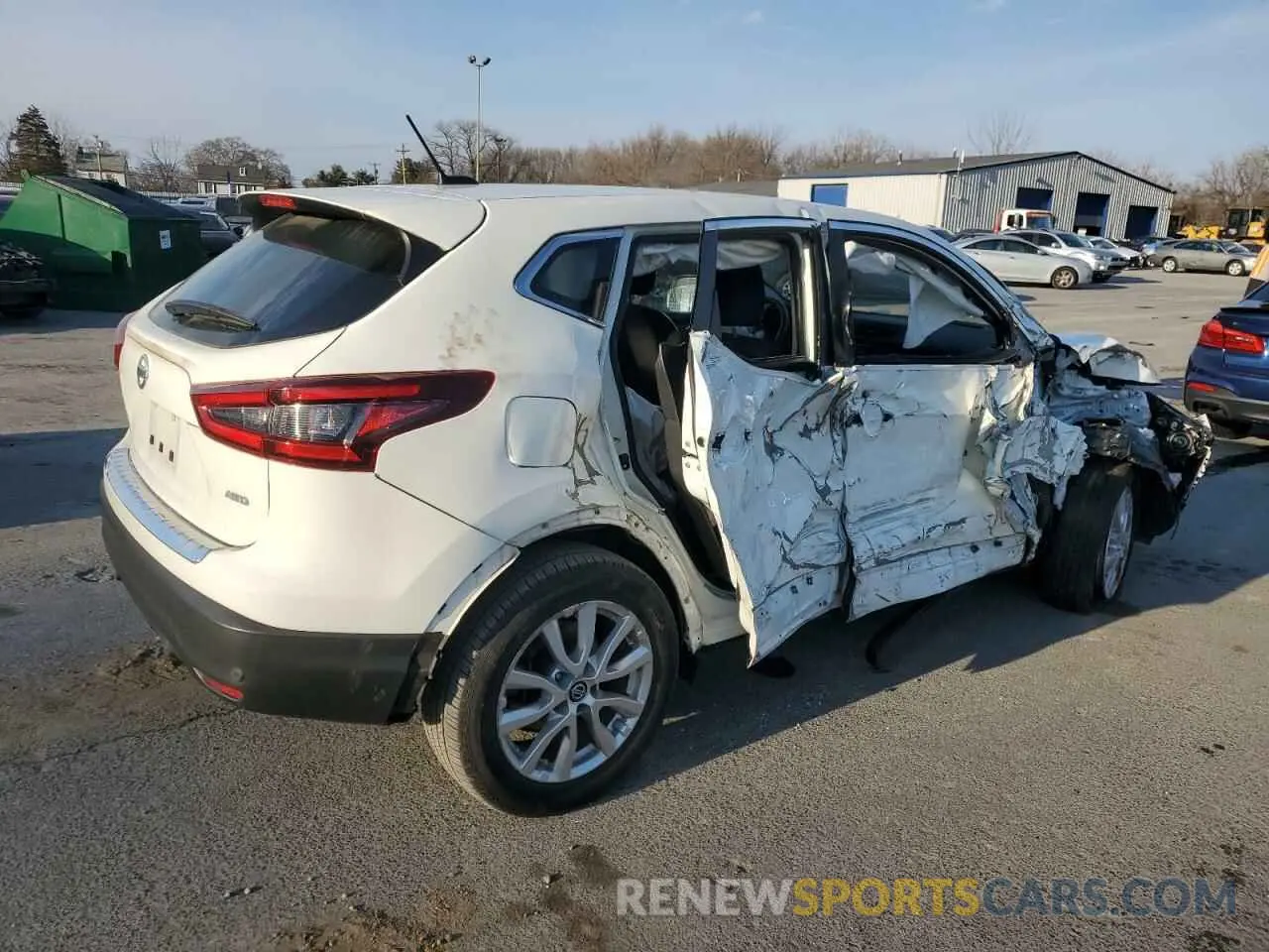 3 Photograph of a damaged car JN1BJ1CW9LW376745 NISSAN ROGUE 2020