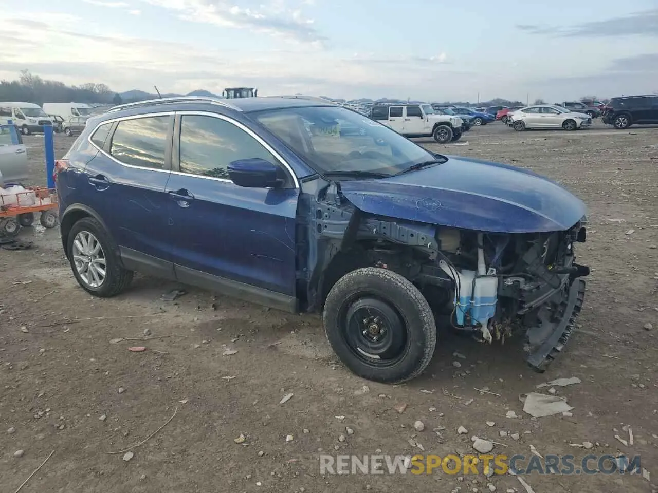 4 Photograph of a damaged car JN1BJ1CW9LW383016 NISSAN ROGUE 2020