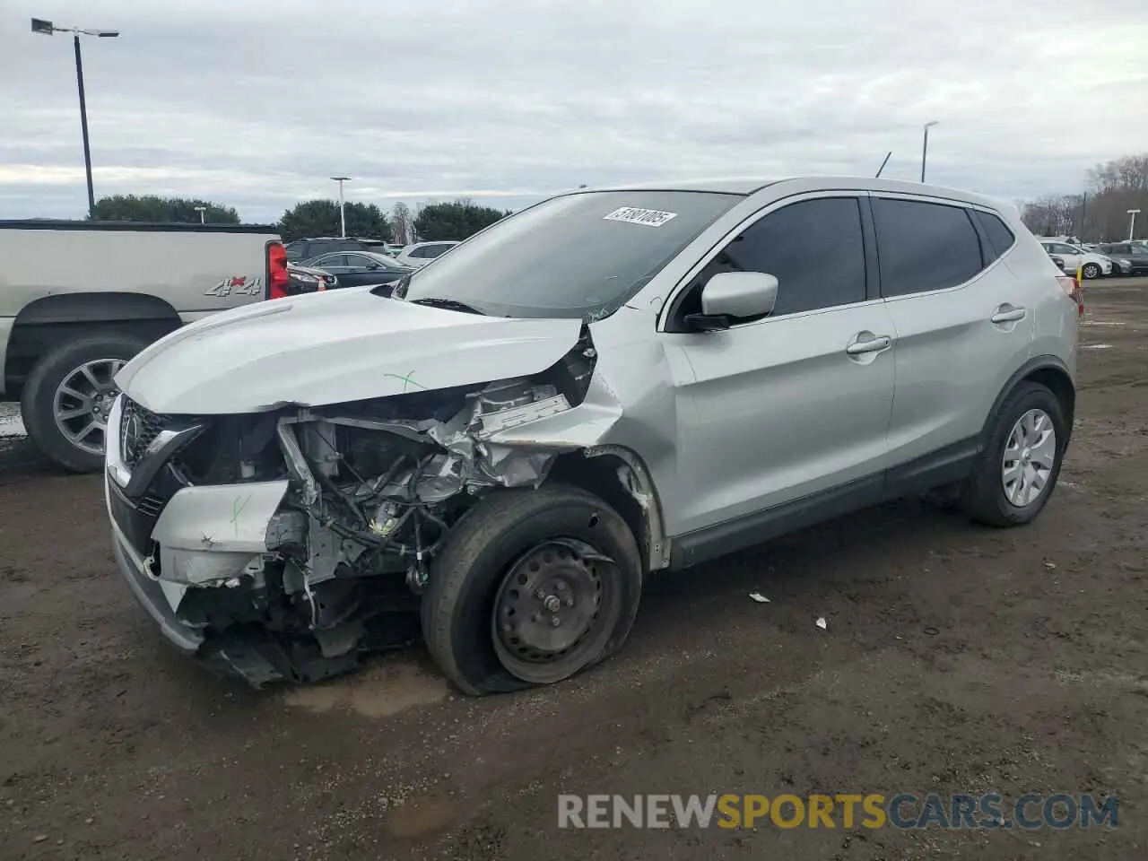 1 Photograph of a damaged car JN1BJ1CW9LW385574 NISSAN ROGUE 2020