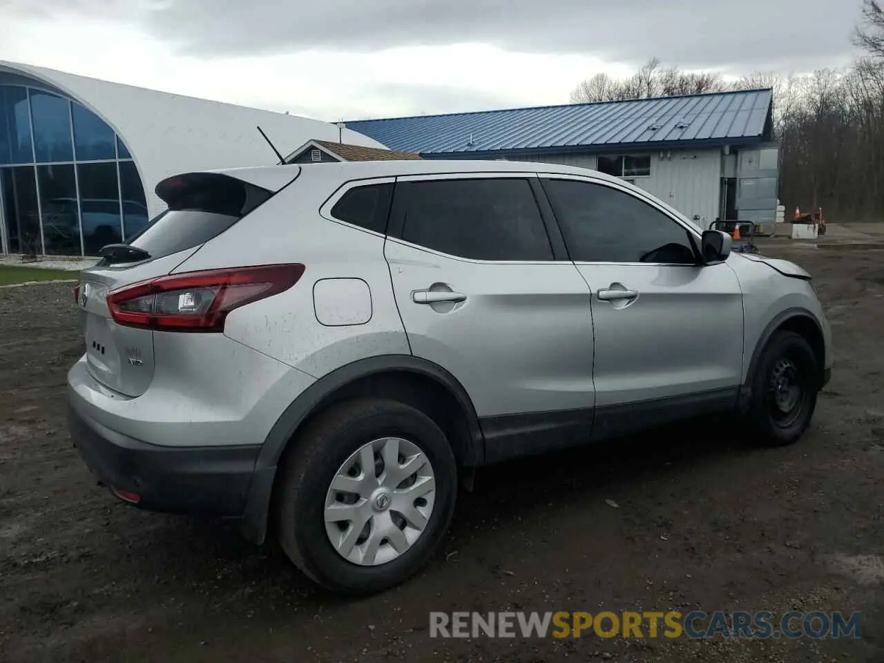 3 Photograph of a damaged car JN1BJ1CW9LW385574 NISSAN ROGUE 2020