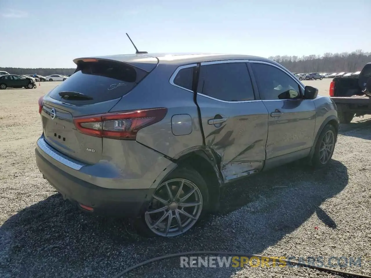 3 Photograph of a damaged car JN1BJ1CWXLW375670 NISSAN ROGUE 2020