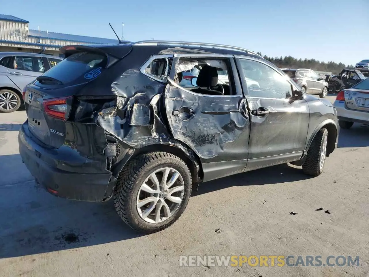 3 Photograph of a damaged car JN1BJ1CWXLW640491 NISSAN ROGUE 2020