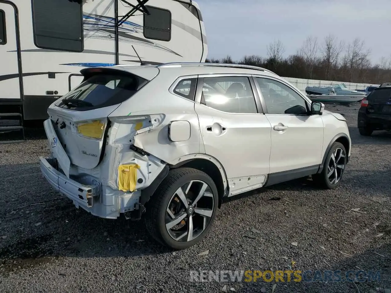 3 Photograph of a damaged car JN1BJ1CWXLW651183 NISSAN ROGUE 2020