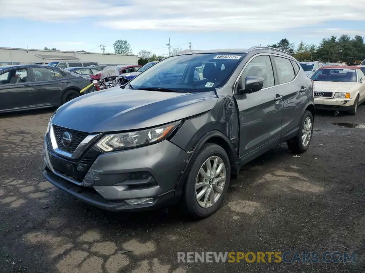1 Photograph of a damaged car JN1BJ1CWXLW652141 NISSAN ROGUE 2020