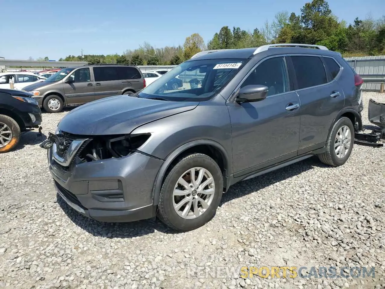 1 Photograph of a damaged car JN8AT2MT0LW033680 NISSAN ROGUE 2020